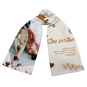 Custom Printed <b>Square</b> <b>Scarf</b> Silk Feel Hijab Head Wrap Shawl Private Label OEM ODM Textile Manufacturer - Product Image 1