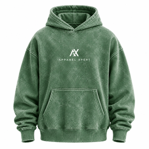 Sweat à capuche vintage délavé de qualité supérieure, coupe oversize, en molleton de coton épais, style streetwear, fabricant OEM ODM - Product Image 1