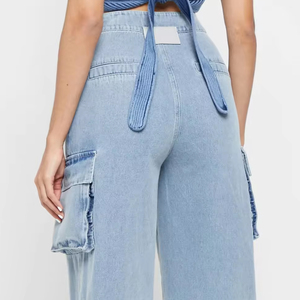 Pantalon cargo pour homme élégant et très demandé, respirant, séchage rapide, en coton, avec logo de marque - Product Image 4