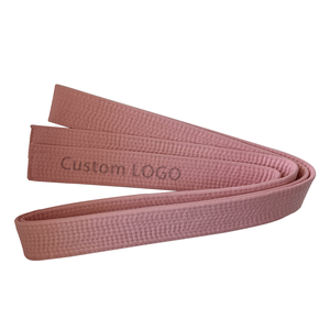 Ceintures d'arts martiaux personnalisées en gros avec logo, en coton premium, pour le karaté, le taekwondo, le judo, le jiu-jitsu, ceintures de rangement pour l'entraînement des enfants et des adultes - Product Image 3