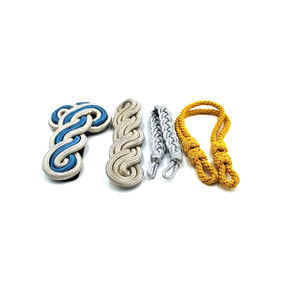 Cordón Aiguillette de Alta Calidad en Oro y Plata, Banda Ceremonial para Accesorios de Uniforme - Product Image 2