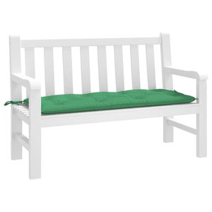 Cojín Antideslizante para Banco de Jardín de Tela Oxford Verde de 47.2 x 19.7 Pulgadas, Cojines y Almohadas para Exteriores - Product Image 3