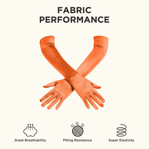 Gants longs pour femmes, élastiques, respirants, protection solaire, adaptés aux fêtes, aux événements en plein air et aux mariages - Product Image 3