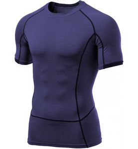Novedades: Camiseta de compresión de manga corta para hombre, de alta calidad, cómoda, transpirable, de alta elasticidad, para MMA. - Product Image 5