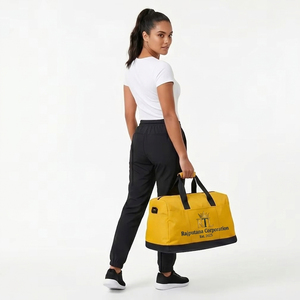 Sacs de sport résistants à l'eau en tissu non tissé, sac de yoga avec sangle réglable, 30-40L, fermeture éclair, unisexe, antivol - Product Image 4