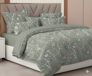 Parure de draps en microfibre King Size la plus vendue, 400 fils, imprimée, douce, pour hôpitaux et hôtels - Product Image 4