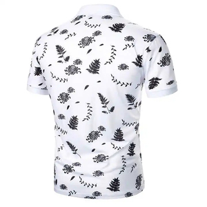 2026 Wholesale Men's Solid Knitted Polyester/Cotton Casual for Shirts-Quick Dry & Breathable Customizable - Product Image 2