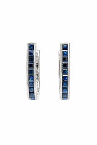 Boucles d'oreilles en rubis en argent sterling 92,5 KLST-30940 - Product Image 4