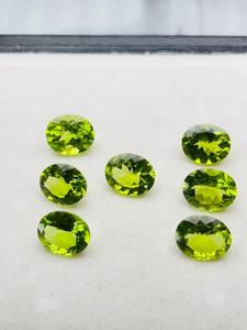 Peridoto Natural Certificado por IGI, Corte Ovalado, 7 Piezas, 39.81 CTS, Color Verde Premium, Claridad Excelente, Gemas de Calidad Fina - Product Image 1