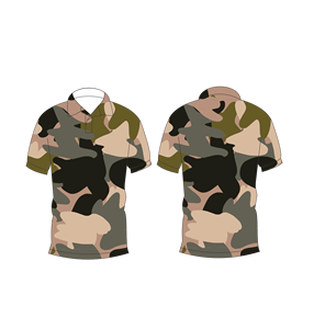 Camiseta Polo de Camuflaje Rosa Oliva para Hombre, Manga Corta, Informal, Estampada, para Golf - Product Image 6