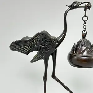 Elegant Religious Metal Incense Burner <b>Bakhoor</b> Designed for Rich <b>Oud</b> Fragrance and Stylish Interior Enhancement - Product Image 3