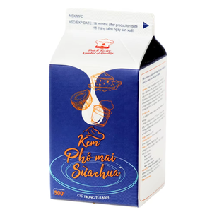 Crema No Láctea para Bebidas, Venta al por Mayor, Exportación, Fabricación OEM/ODM, HALAL, Crema para Postres de Yogur y Queso, Crema para Café y Té con Leche, 500G, Dulce - Product Image 1