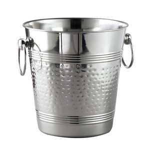 Double Wall Stainless Steel Wine Chiller Champagne <b>Ice</b> <b>Bucket</b> with Knob Handles for Bar Club Party <b>Table</b> Decor - Product Image 2