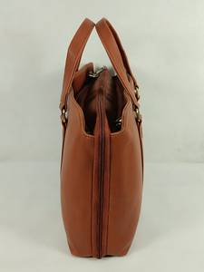 Premium Unisex Laptop Tote <b>Bag</b> | Professional Office Shoulder Handbag | Business <b>Work</b> <b>Bag</b> Lightweight Zipper Closure Long Strap - Product Image 3