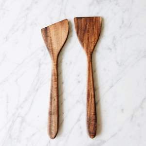 Juego de cucharas de cocina de madera multiusos, adecuadas para revolver, freír, mezclar, hornear y preparar múltiples recetas - Product Image 2