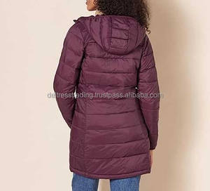 Veste longue et légère de dernière qualité avec isolation chaude Manteau d'hiver pour fille Prix de gros résistant à l'eau - Product Image 2