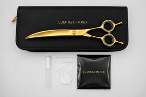 Pet Grooming <b>Scissors</b> Set <b>Dog</b> Hair Cutting Tools With Case Professional <b>Dog</b> Grooming <b>Scissors</b> With Comfortable Grip Handle - Product Image 2