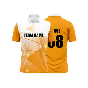 Camiseta de Cricket Nueva con Diseño de Logotipo Personalizado, Alta Calidad, Cómoda, 100% Poliéster, Manga Corta, Transpirable, Venta al Por Mayor - Product Image 2