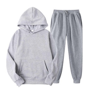Conjunto Deportivo Informal de Alta Calidad para Mujer, Tejido de Algodón y Felpa, Sudadera con Capucha y Pantalones Largos - Product Image 4