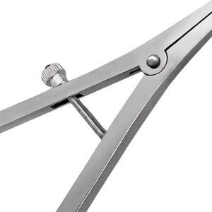 Calibre dentaire Castroviejo long de 6 pouces, incliné de 0 à 40 mm, instrument de mesure chirurgical gradué en acier inoxydable - Product Image 5