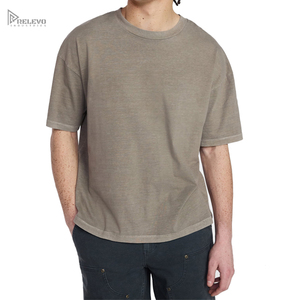 Camiseta Jersey Personalizada para Hombre, Estilo Urbano Informal y Holgado con Material Suave y Transpirable, Camisa de Algodón de Corte Holgado con Logotipo Personalizado - Product Image 3