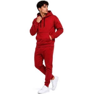 <b>Men</b> Cotton Hoodie Tracksuit Set Custom <b>Pullover</b> Sweatshirt Jogger Pants Wholesale Clothing Manufacturer - Product Image 2