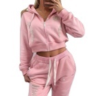 Textile échantillon gratuit vêtements de sport imprimé bouffant sweat à capuche surdimensionné et sweats femmes décontracté sweat à capuche copped - Product Image 3