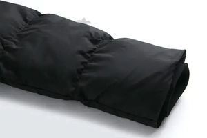 Chaqueta Acolchada para Hombre, Resistente al Viento, con Exterior de Poliéster, Relleno Térmico, Resistente al Agua, Cuello Alto, Tela de Lona - Product Image 3