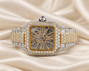 นาฬิกาข้อมือวินเทจหรูหรา RAJ GEMS ตัวเรือนทรงเหลี่ยม สแตนเลสสตีล ระบบอนาล็อก กลไกจักรกล ปุ่มกดเปิดฝาหลัง สายขนาด 20 มม. สำหรับทั้งชายและหญิง - Product Image 3