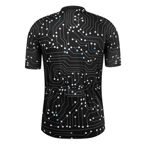 Maillot de cyclisme pour homme personnalisable en polyester respirant, écologique, de haute qualité, très confortable, super léger et à séchage rapide - Product Image 2
