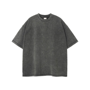 เสื้อยืดผู้ชายผ้าแคนวาสคุณภาพสูง 100% คอตตอน ซักกรด สีพื้น ปักโลโก้ได้ เป็นมิตรกับสิ่งแวดล้อม แห้งเร็ว ระบายอากาศดี แขนสั้น สำหรับฤดูร้อน - Product Image 6