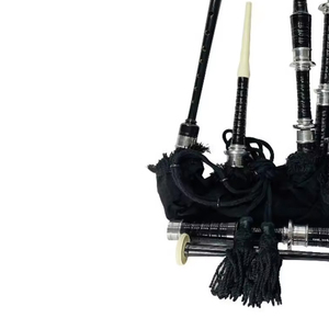 Bagpipe écossais sur mesure en ébène massif, couleurs des Highlands écossais, instrument de musique de haute qualité, confortable, durable, varié - Product Image 4