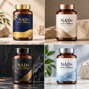 Capsules de formule NAD+ 13 en 1 à étiquette privée OEM, soutien énergétique cellulaire, complément alimentaire, formule personnalisée, logo personnalisé - Product Image 2