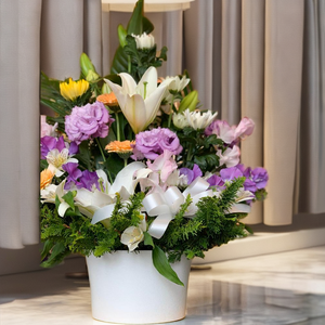 Maceta de Plástico Biodegradable Ecológica de Alta Calidad, con Relieve Impreso, Duradera y Ligera, para Interiores/Exteriores - Product Image 1