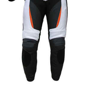 Black Genuine Cowhide Leather Track <b>Racing</b> Motorbike Suit With Red Panels 2 Piece <b>Jacket</b> & Pant Motorcycle Set - Product Image 5