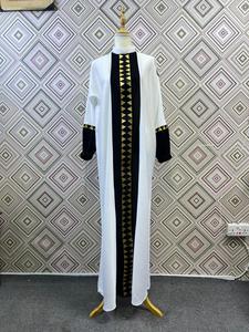 Abaya Nida Premium Vintage Bordada a Mano con Cuentas de la Mejor Calidad, Anti-Pilling, Diseñadores de Moda Meera, India/Pakistán - Product Image 5