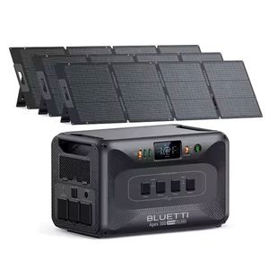 NEW ARRIVAL Apex 300 <b>Solar</b> <b>Generator</b> with 4 200W <b>Solar</b> Panels, 2764.8Wh LFP Battery Backup with 6 3840W AC Outlets - Product Image 1