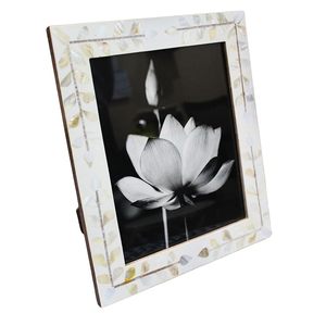 Nuevo Diseño Vintage Ecológico Ligero y Duradero Marco de Fotos con Incrustaciones de Madreperla Floral Hecho a Mano en MDF Resina Madreperla Hs Husnain - Product Image 3