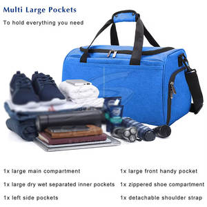 Bolsa deportiva duradera diseñada para viajes, gimnasio, entrenamiento deportivo y uso diario, que ofrece almacenamiento y un manejo cómodo. - Product Image 4