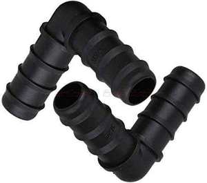 Conector de Codo de PVC Negro de 1 Pulgada para Riego por Goteo, Adaptador para Agricultura, Granjas, Invernaderos, Césped, Jardín y Línea de Agua Doméstica - Product Image 6