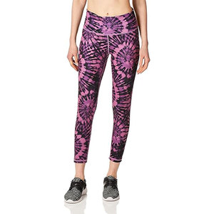 Cropped <b>Leggings</b> <b>Camo</b> Print Stretch Knitted Sporty Style All Seasons Spandex Polyester - Product Image 1