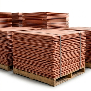 WHOLESALE <b>Copper</b> Cathode 99.99% Pure Electrolytic <b>Copper</b> Cathode <b>Sheet</b> High Conductivity Industrial Grade refined <b>copper</b> cathode - Product Image 1