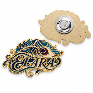 Broches magnétiques personnalisées en argent vieilli en relief 2D pour cadeaux et événements culturels |   Usine au Vietnam auditée par Sedex - Product Image 2