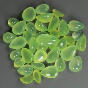 Cabujones de Prehnita Verde Natural, Calcedonia, Gema Verde, Proveedor al por Mayor, Mejor Precio de Fábrica del Fabricante, Joyería - Product Image 3