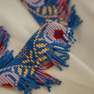 สร้อยโชคเกอร์ลายฮาโลวีนมีพู่ห้อยประดับลูกปัดเม็ดสีทองประดับลูกปัดไข่มุกประดับโซ่เครื่องประดับ - Product Image 3