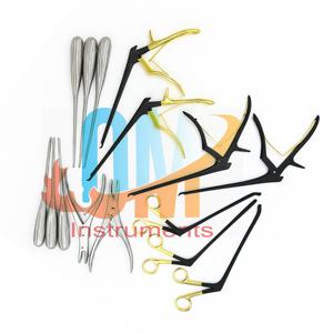 Oferta Especial: Juego de 15 Curetas Óseas Codman Kerrison Alemanas, Instrumentos Ortopédicos para Columna Vertebral, Aprobado por ISO |   Instrumentos OldMed - Product Image 3