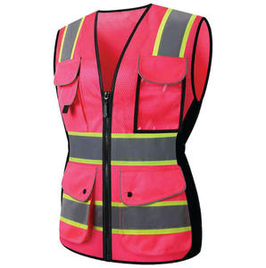 Chaleco Amarillo de Alta Visibilidad para Hombre, Impermeable, Transpirable, con Bolsillo Desmontable, para Guardias de Seguridad, Construcción Industrial - Product Image 1
