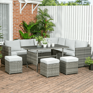 Set di Mobili da Giardino con Diverse Pezzi per Vivere All'Aperto - Product Image 1