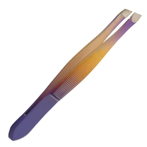 Pince à épiler en acier inoxydable pour sourcils, outil de maquillage professionnel de précision à pointe inclinée, autres produits de soin corporel en promotion - Product Image 5