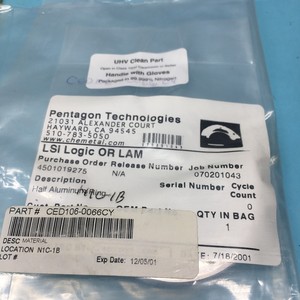 PENTAGON CED106-0066CY แหวนอะลูมิเนียมครึ่งวง, 154126 - อุปกรณ์และชิ้นส่วนเซมิคอนดักเตอร์ระดับโลกที่เชื่อถือได้ที่ - Product Image 3